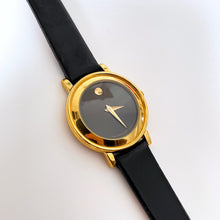 Load image into Gallery viewer, Ladies&#39; Movado Museum Quartz Watch With Black Leather Strap
