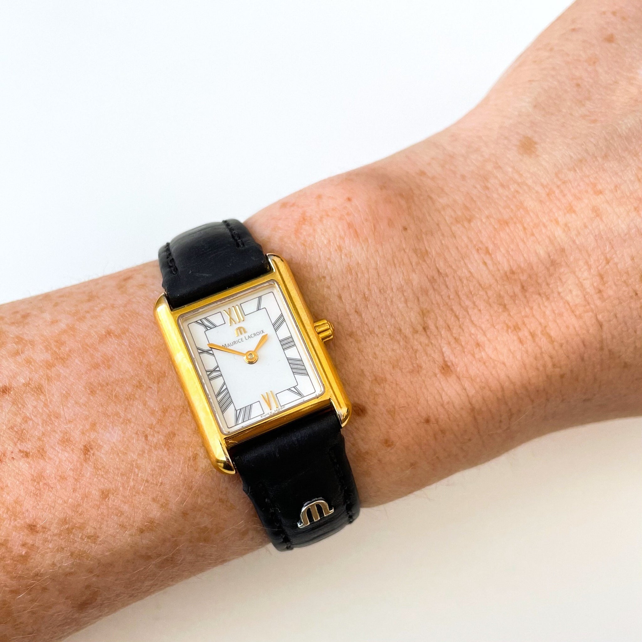 モーリスラクロア　タンク　腕時計　maurice lacroix tank Vintage Maurice Lacroix Tank Style Quartz Watch – Finchley Watches