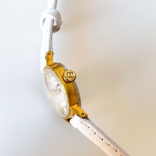 Load image into Gallery viewer, Gold-Plated Tissot Mechanical Watch with White Leather Strap
