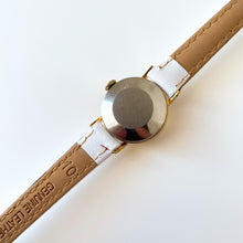 Load image into Gallery viewer, Gold-Plated Tissot Mechanical Watch with White Leather Strap
