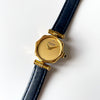 Vintage Gold-Plated Raymond Weil Mechanical Watch with Blue Leather