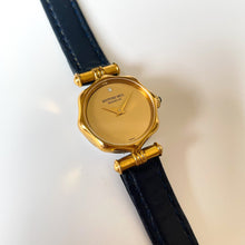 Load image into Gallery viewer, Gold-Plated Raymond Weil Mechanical Watch with Blue Leather Strap
