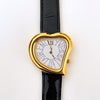Vintage YSL Gold-Plated Quartz Watch - Heart Shaped