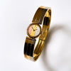 Vintage Rare 1989 Seiko Lassale Bangle Quartz Watch With Tri-Tone Case