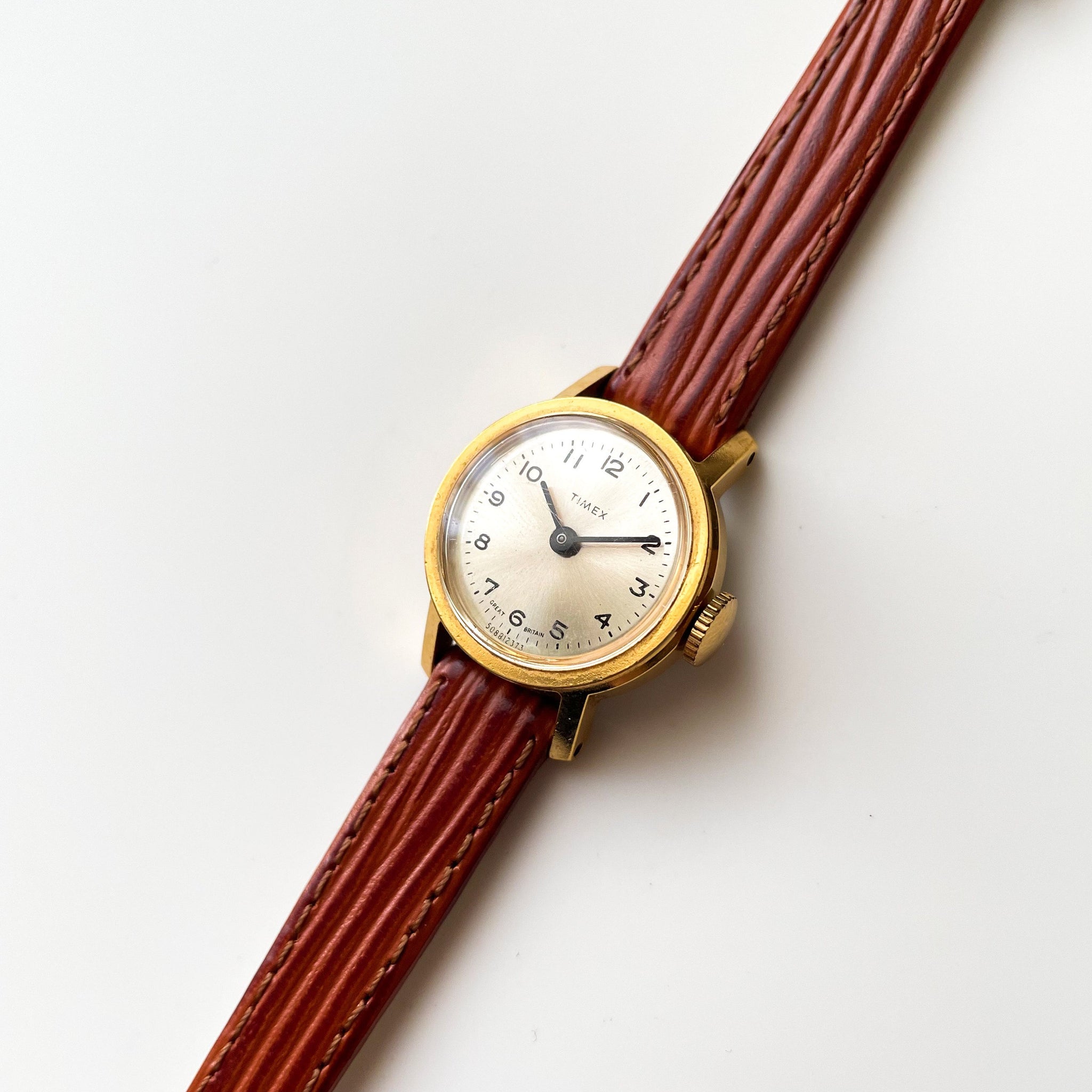 Gold Vintage Timex Mechanical Watch Vintage Gold-Plated Timex