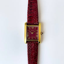 Load image into Gallery viewer, Vintage Tank-Style Gold-Plated Raymond Weil Watch
