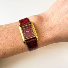 Load image into Gallery viewer, Vintage Tank-Style Gold-Plated Raymond Weil Watch

