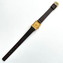 Load image into Gallery viewer, Vintage Ladies&#39; Gold-Plated Raymond Weil Quartz Watch with Brown Leather Strap

