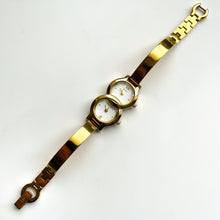 Load image into Gallery viewer, 1999 Gold-Plated Ladies&#39; Bulova Quartz Watch With Dual Dial
