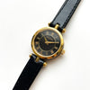 Vintage 1990 Gucci Stack Watch with Black Dial