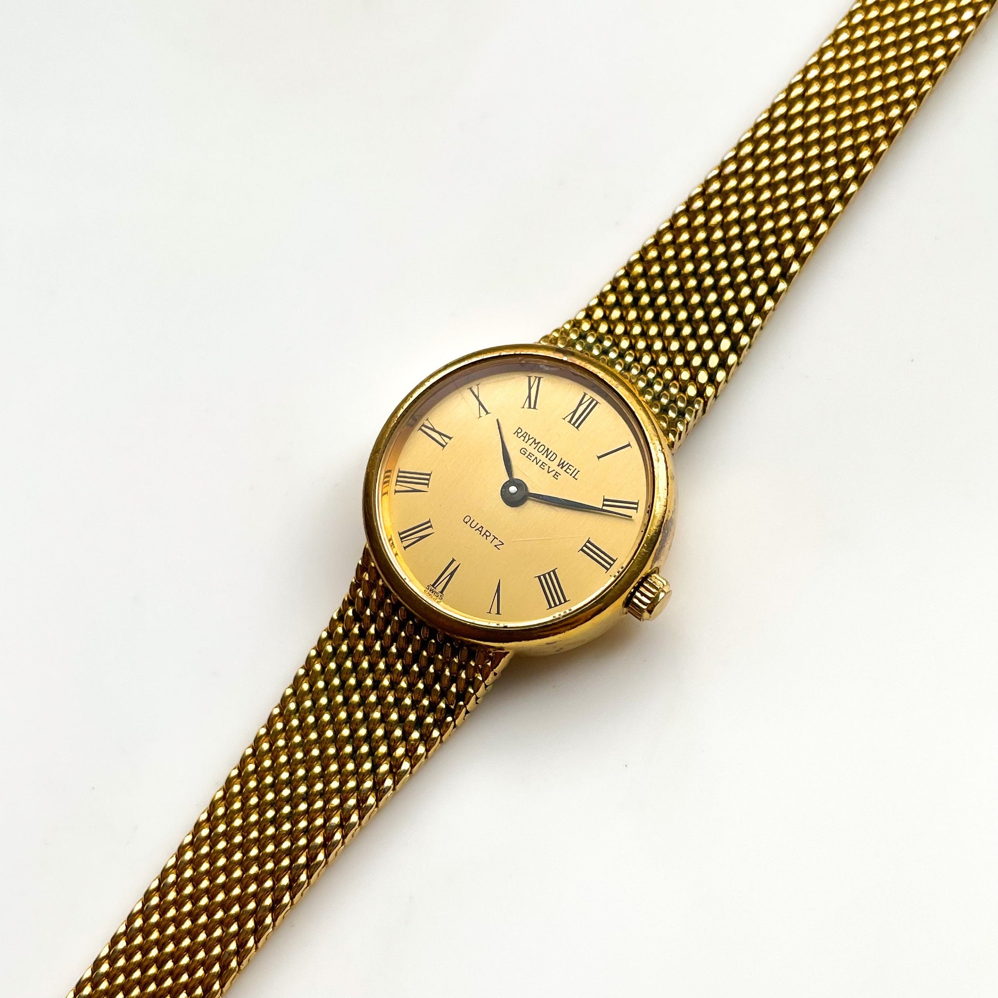 Vintage Gold-Plated Raymond Weil Quartz Watch – Finchley Watches