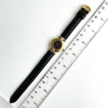 Load image into Gallery viewer, Cartier Must Colis√©e Vermeil - Gold-Plated Silver 925 with Black Dial
