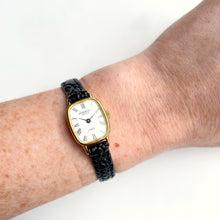 Load image into Gallery viewer, Ladies&#39; 80s Raymond Weil Quartz Watch With White Dial and Leather Strap
