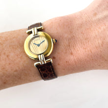 Load image into Gallery viewer, Cartier Must Colis√©e Vermeil - Gold-Plated Silver 925 with Gold Dial - Boxed
