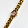Very Rare 1990s Gold-Plated Lassale (Seiko) Quartz Watch with Light
