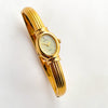 Very Rare 1990s Gold-Plated Lassale (Seiko) Articulated Bangle Quartz