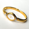 Very Rare 1990s Gold-Plated Lassale (Seiko) Articulated Bangle Quartz