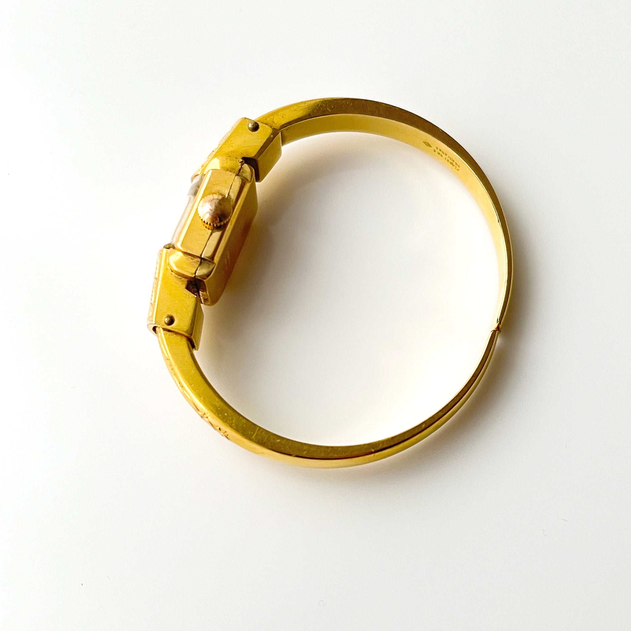 Vintage Bucherer bangle watch Lot - Bucherer, Gold Filled Bangle Watch, ca. 1955 main image 3