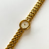Vintage 1990s Gold-Plated Ladies' Seiko Quartz Watch With Intricate