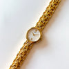 Vintage 1990s Gold-Plated Ladies' Seiko Quartz Watch With Intricate