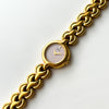 Vintage 1990s Gold-Plated Ladies' Seiko Quartz Watch With Intricate