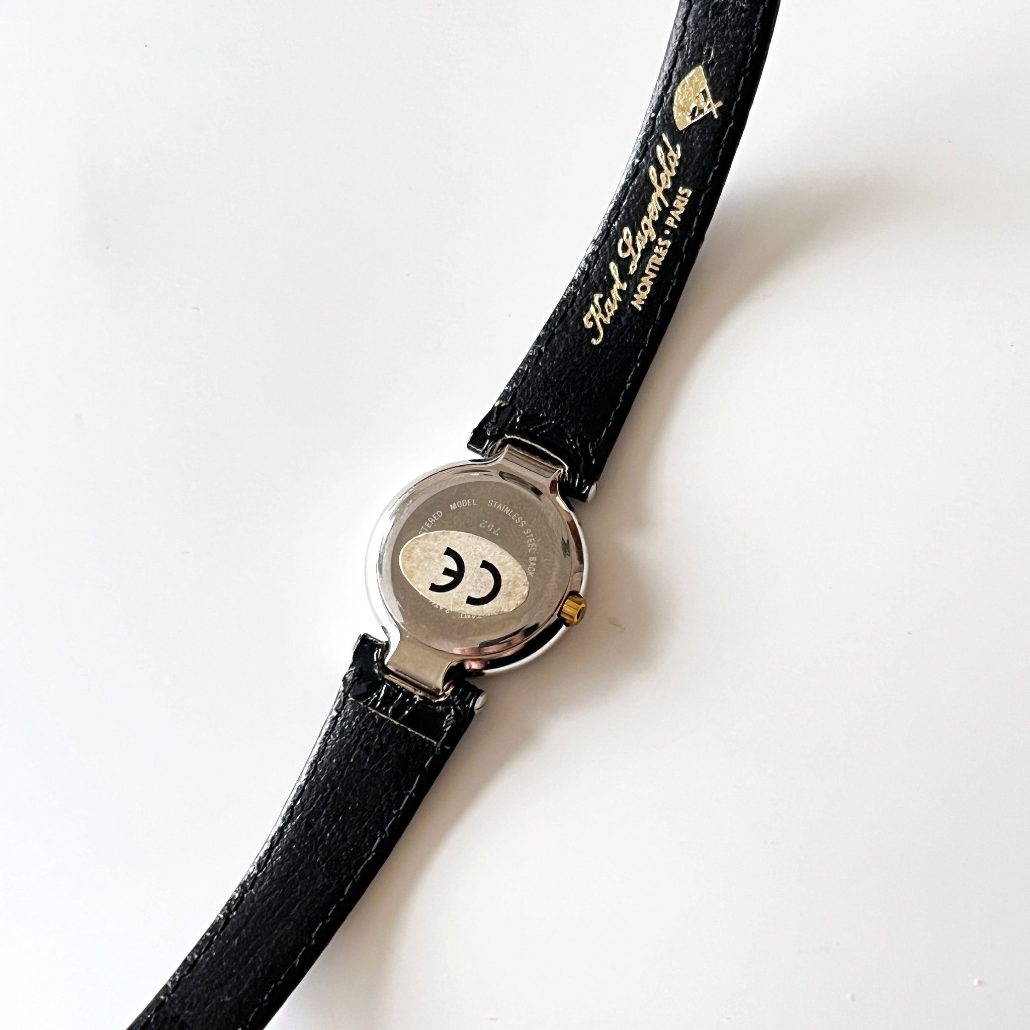 Vintage Two-Tone Karl Lagerfeld Quartz Watch with Black  display picture 3