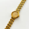 Vintage 1990s Gold-Plated Ladies' Seiko Quartz Watch With Thin