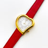 Vintage YSL Heart-Shaped Gold-Plated Ladies' Quartz Watch