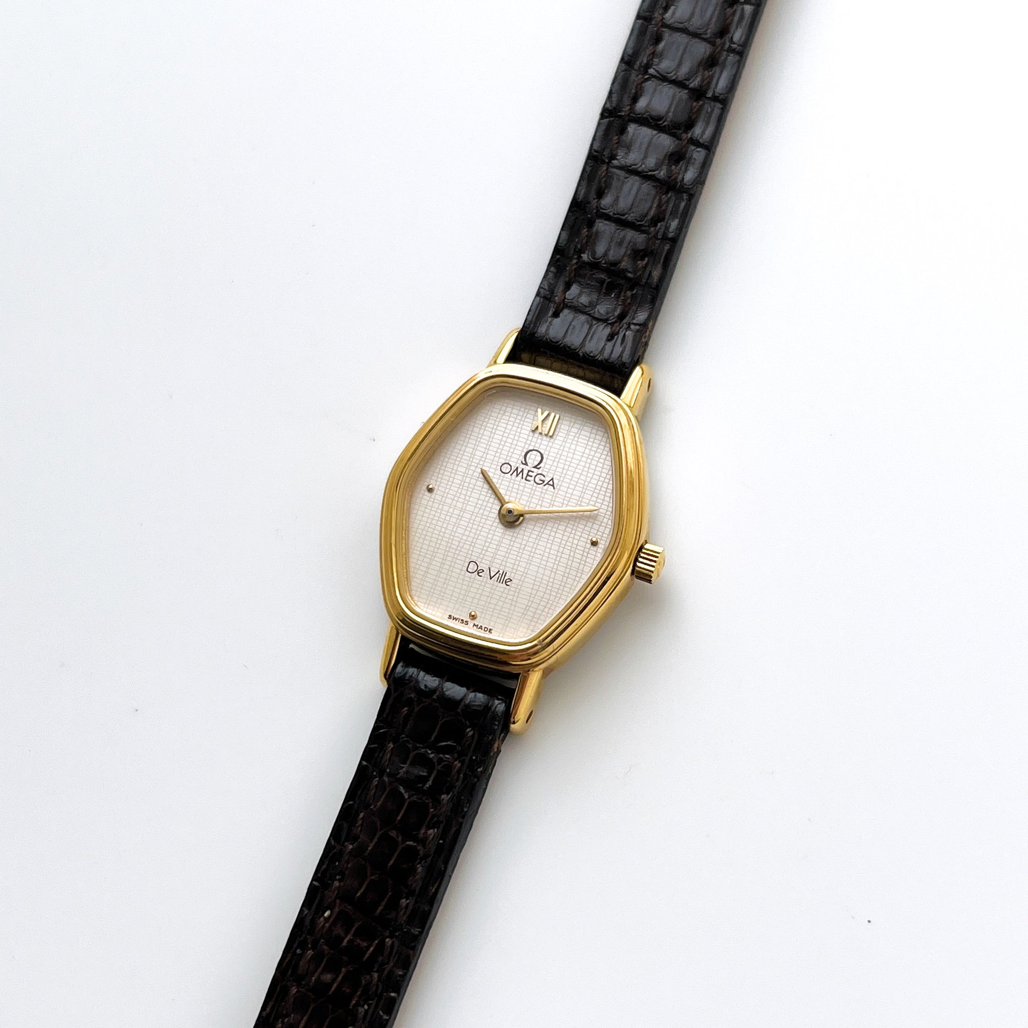 Tiny 1980s Omega De Ville Ladies' Vintage Quartz Watch - Boxed